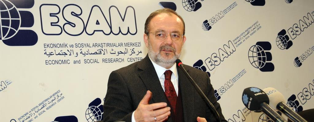 PROF. DR. MEHMET GÖRMEZ, ESAM'DA GÖRSEL İDRAKİN EGEMENLİĞİ VE AHLAK KONULU SEMİNER VERDİ.