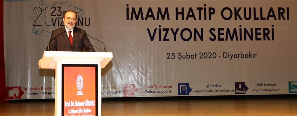 İmam Hatip Okulları Vizyon Semineri Diyarbakır'da Yapıldı